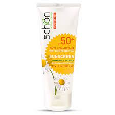 کرم محافظ آفتاب SPF +50 بدون رنگ مناسب پوست خشک شون